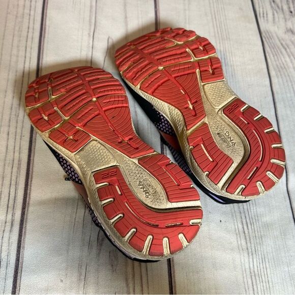 Brooks Adrenaline GTS Women Sz 8 D Black/Purple Athletic Sneaker Running Shoes - Picture 4 of 10